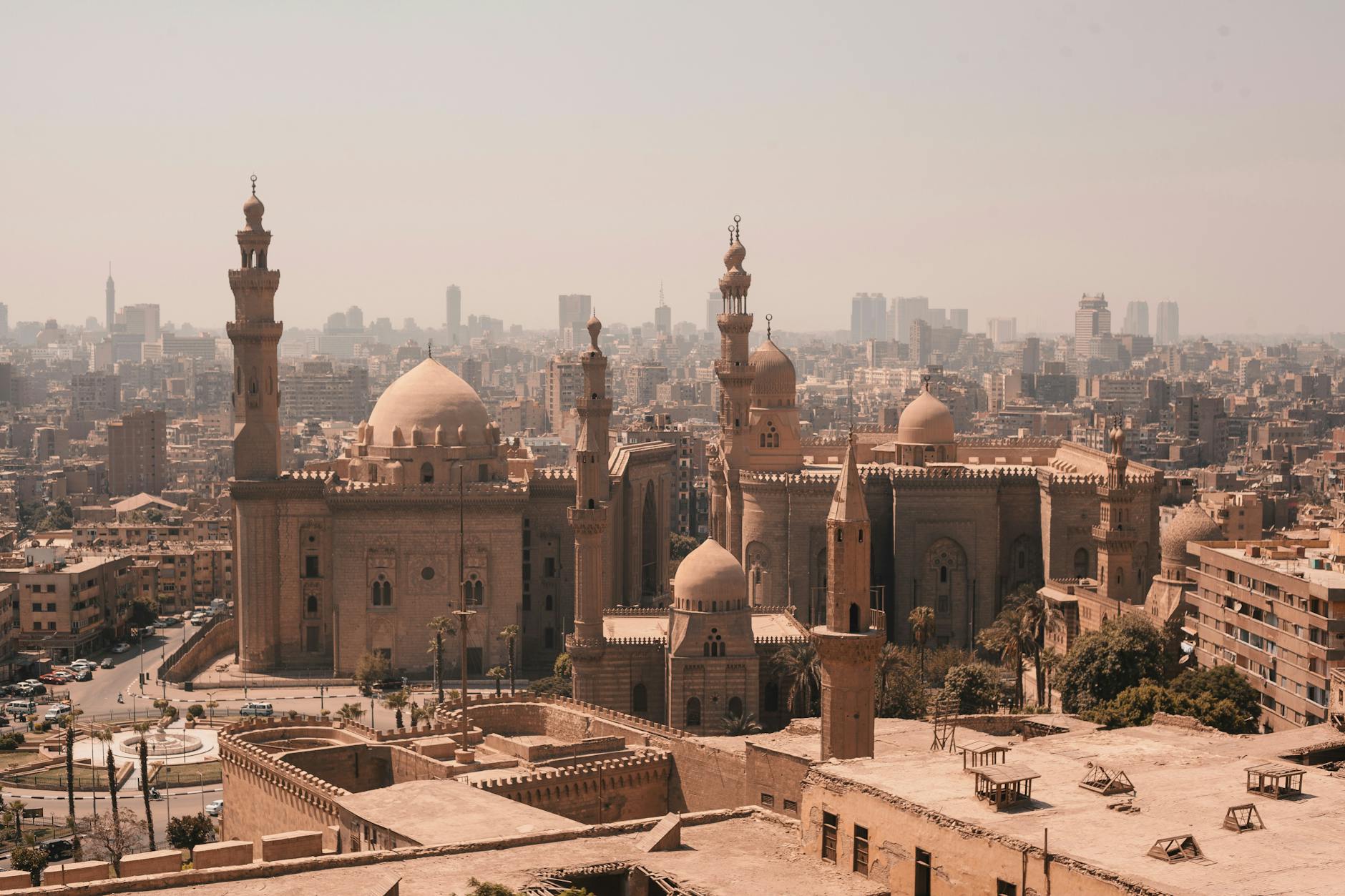 The Cairo Opera House cultural center on Gezira Island in Egypt