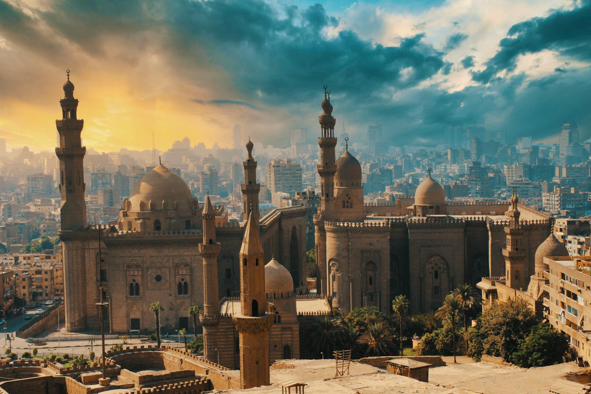 Where to stay in Cairo - bustling Downtown Cairo streets near Tahrir Square