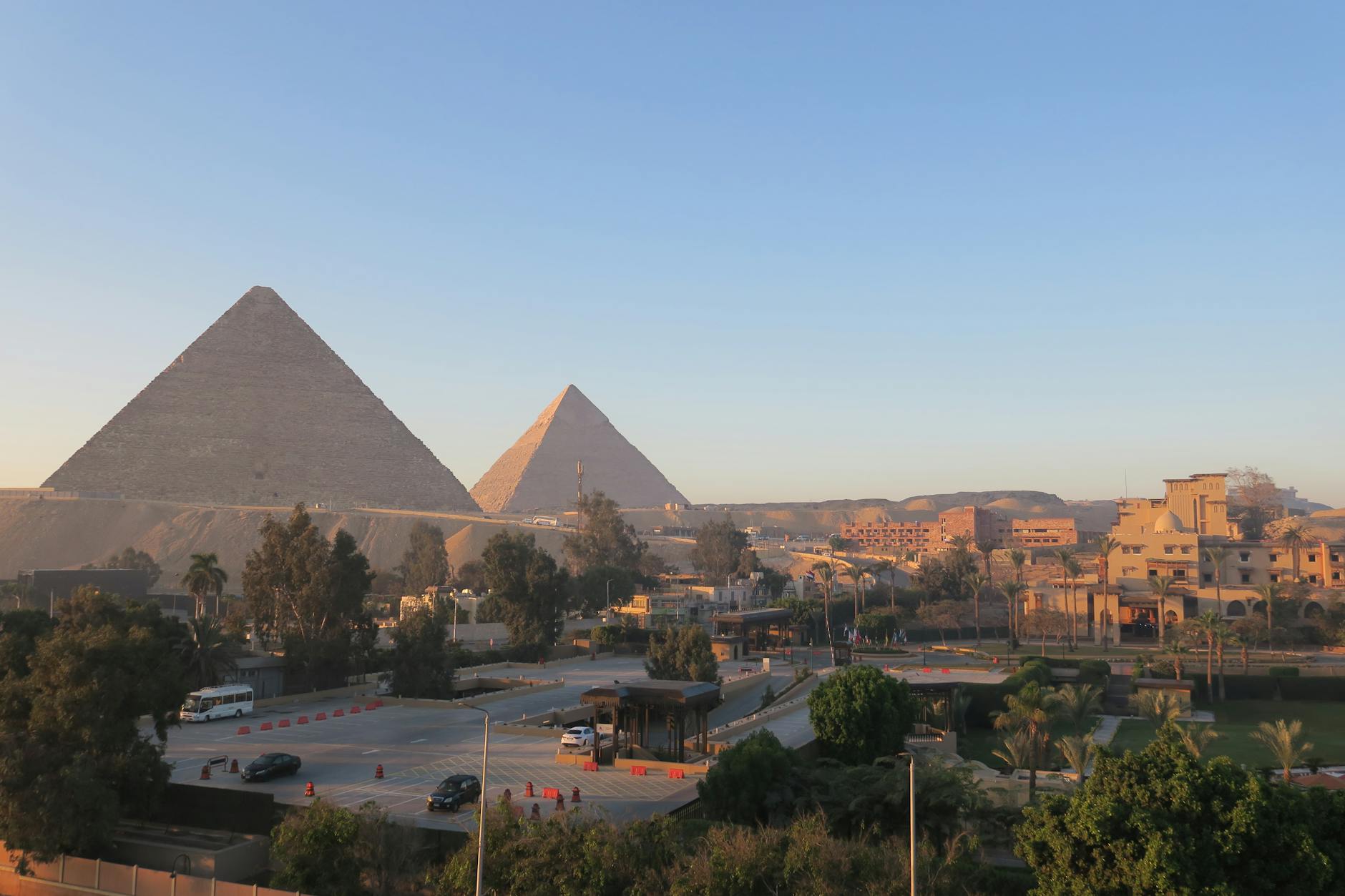 Where to stay in Cairo - stunning pyramid views from Giza neighborhood accommodation
