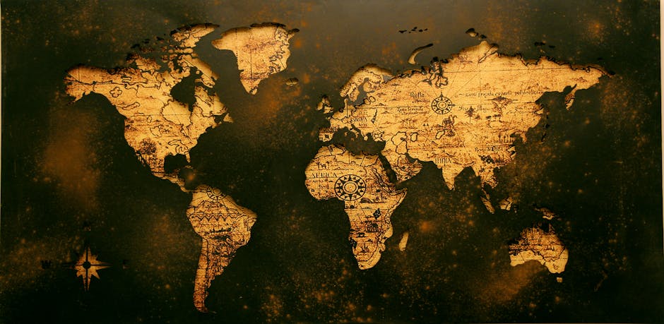 Cairo Antiques & Vintage Shopping: Collectibles 5 Hand-drawn antique map