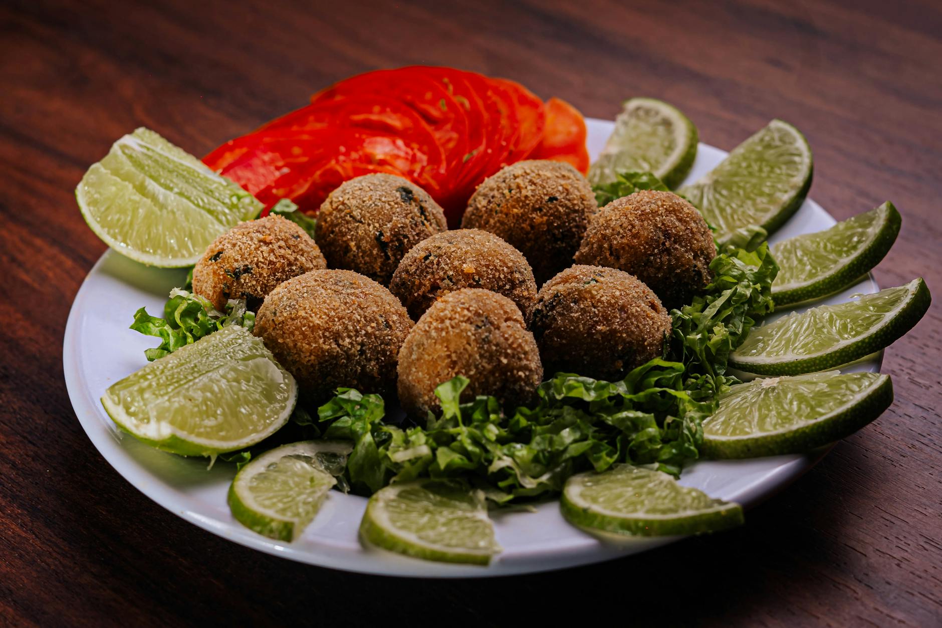 Best street food in Cairo falafel lime vegetables garnish