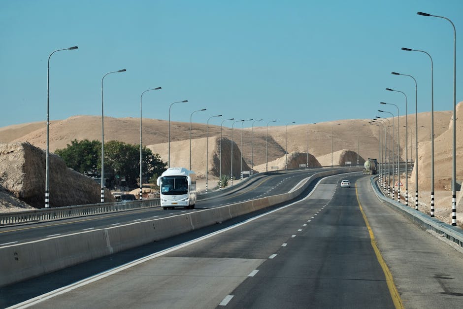 Egyptian desert highway