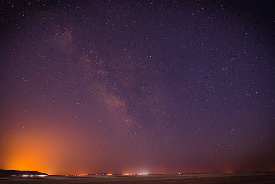 Milky Way over desert