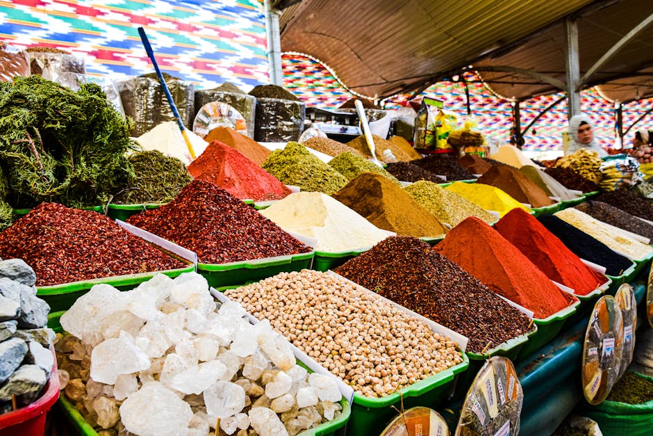 Khan el-Khalili Bazaar Complete Guide: Main Souk 3 Colorful spices on display in market