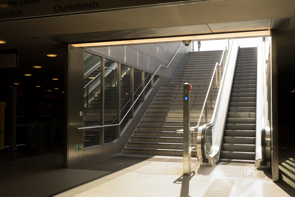 Subway station entrance