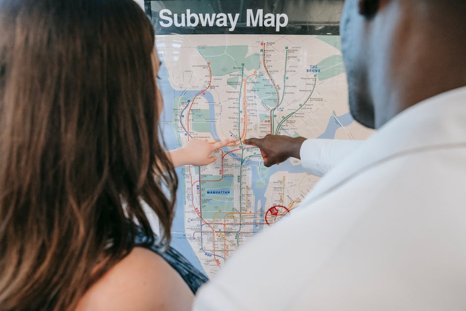 Subway system map
