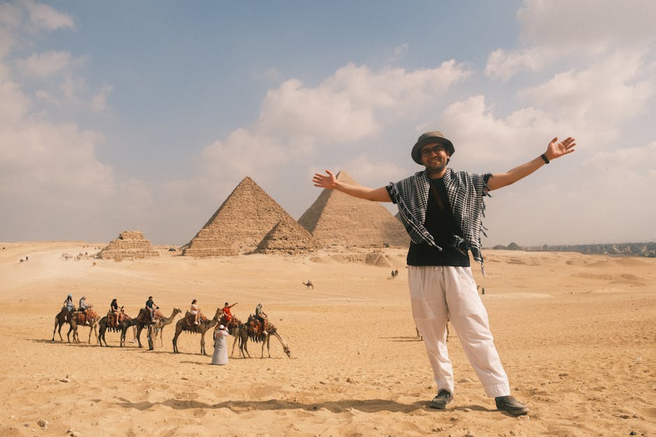 Camel at Giza Pyramids
