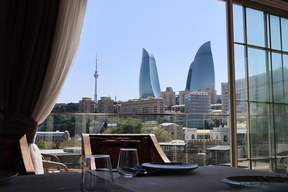 Cairo Tower Observation Deck: City Views Guide 5 Modern restaurant with city skyline view