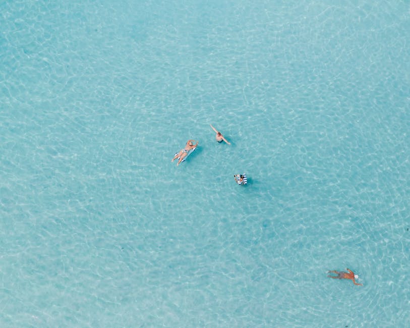 Beach swimming