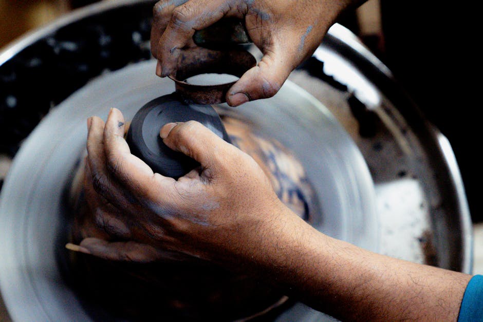 Handmade pottery