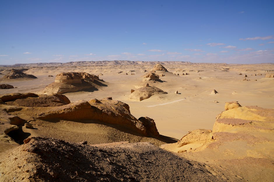 White Desert chalk formations