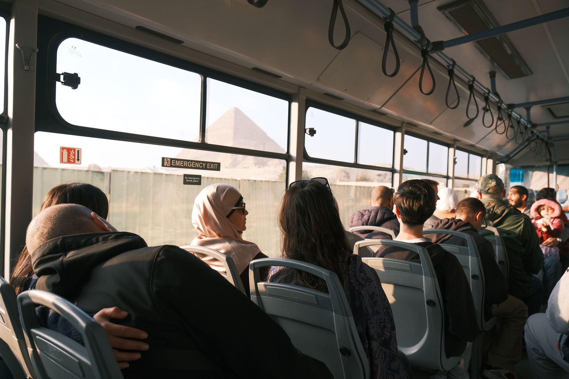 Wheelchair user enjoying accessible travel and sightseeing in Cairo Egypt
