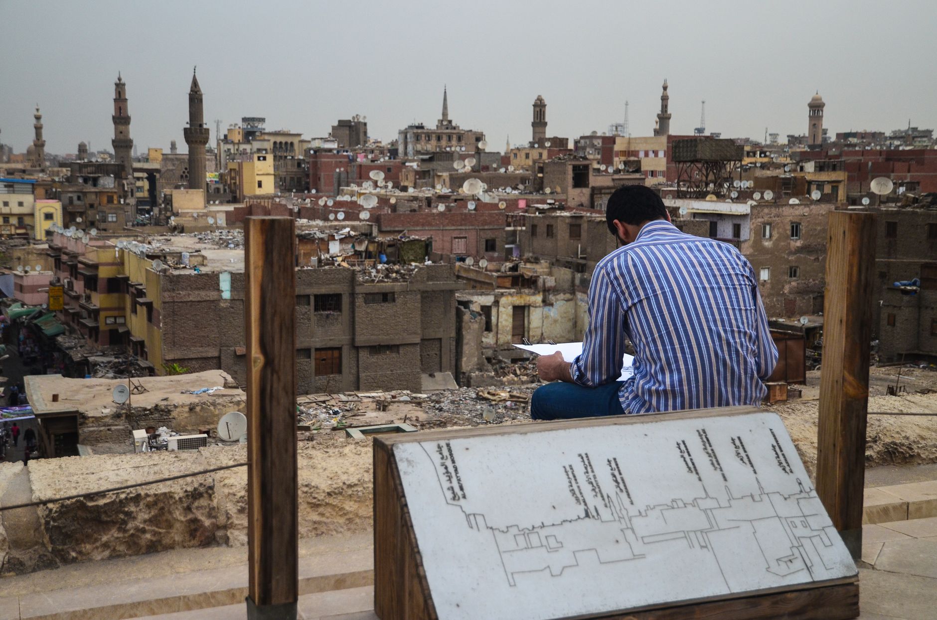 Cairo Student Travel: Discounts & Budget Tips 4 Rooftop hostel terrace in downtown Cairo