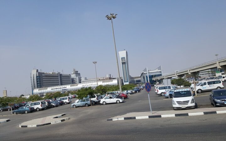 cairo airport terminal 1 exterior car park