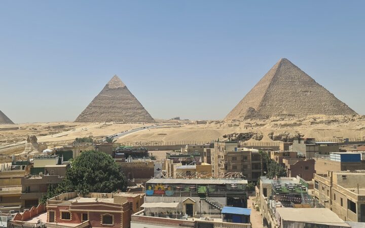giza pyramids sphinx nazlet el samman rooftops